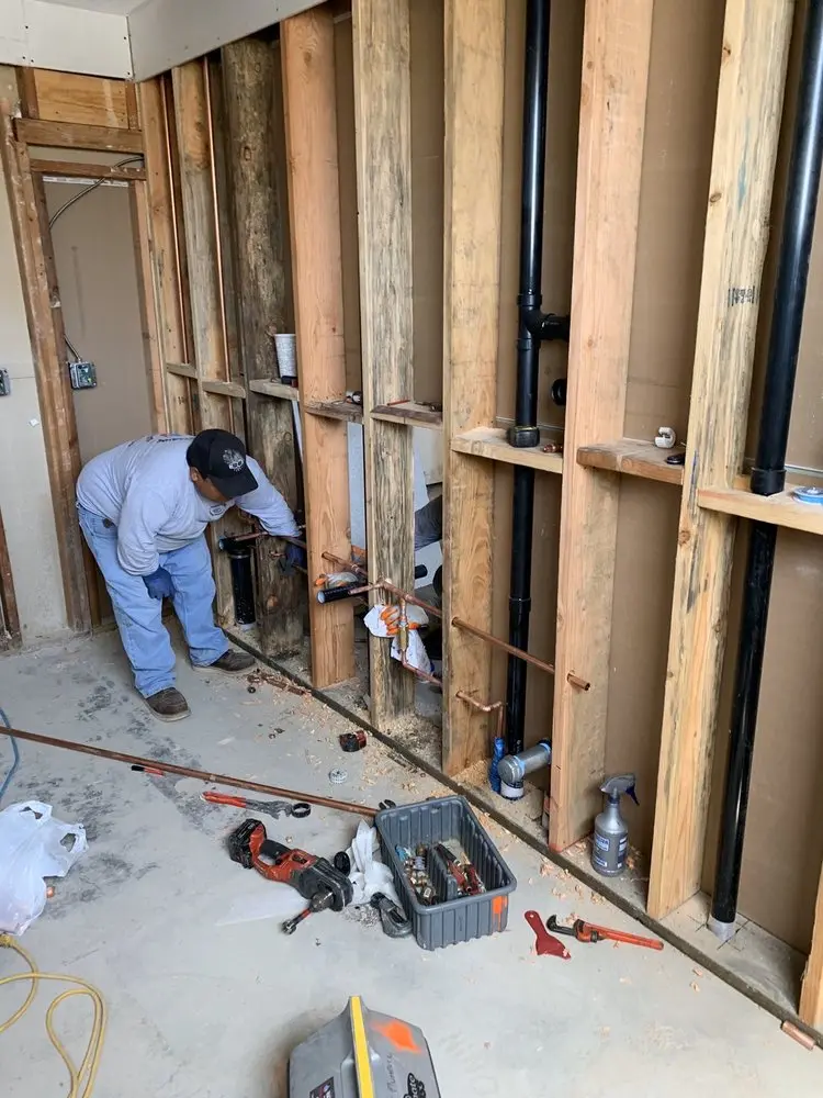 Commercial rough-in plumbing for Gas Line Repair in Russellville